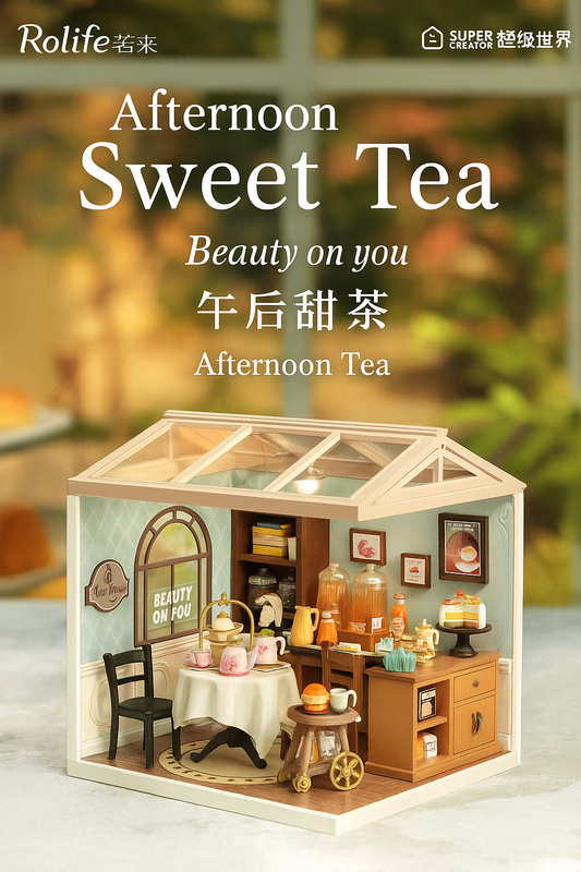 DIY Super Creator Dollhouse Series - Yum Burgers, Cheers Bar & Sweet Sips Tea